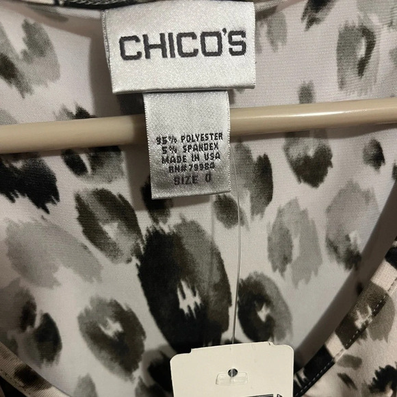 Chico’s ombré cheetah tank Size 0 - Picture 3 of 4